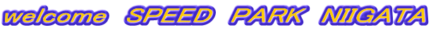 welcome�@SPEED�@PARK�@NIIGATA